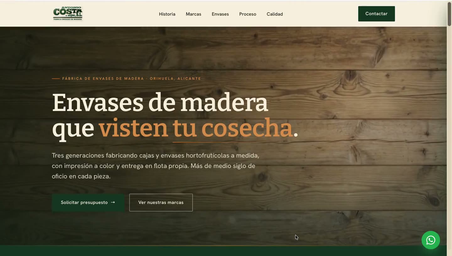 Antonio Costa e Hijos — rediseño industrial